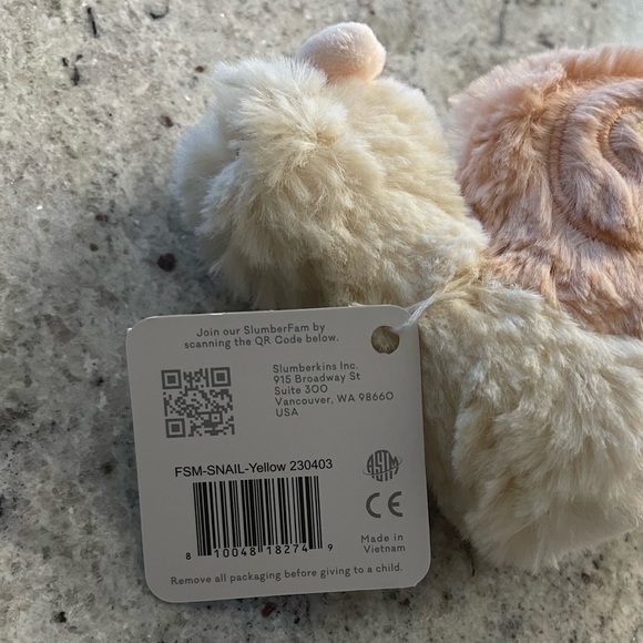 NWT Slumberkins Mini Buttercup Snail - Picture 6 of 9